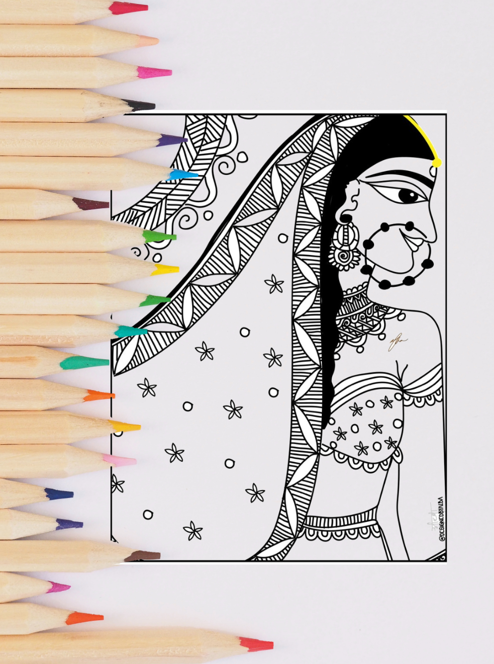Coloring Sheets by Alba Rajanibala